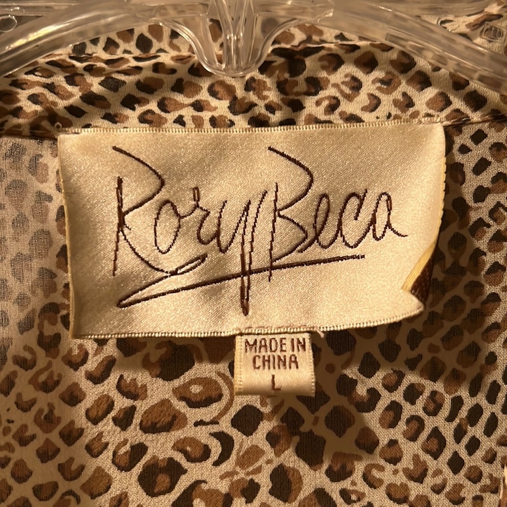 Rory Beca Python Silk Top Front-Tie - image 2